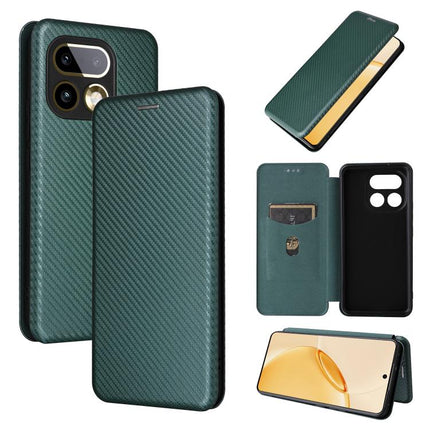 Carbon Fiber Texture Flip Leather Phone Case, For Realme Note 80 4G, For Realme 16 5G, For Realme 16 Pro+ 5G, For Realme 15x 5G India / C85 5G