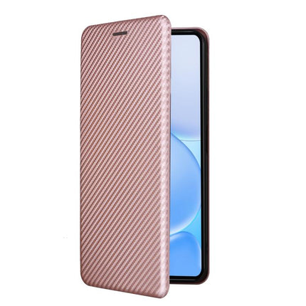Carbon Fiber Texture Flip Leather Phone Case, For Realme Note 80 4G, For Realme 16 5G, For Realme 16 Pro+ 5G, For Realme 15x 5G India / C85 5G
