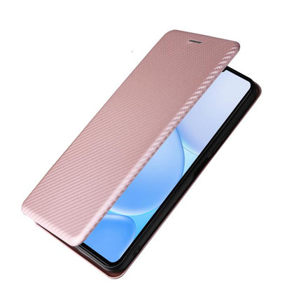 Carbon Fiber Texture Flip Leather Phone Case, For Realme Note 80 4G, For Realme 16 5G, For Realme 16 Pro+ 5G, For Realme 15x 5G India / C85 5G