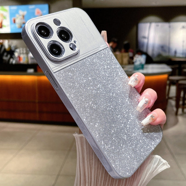 Stoßfeste Handyhülle mit Metallic-Glitzerpulver, für iPhone 13, für iPhone 12, für iPhone 12 Pro Max, für iPhone 12 Pro, für iPhone 11 Pro Max, für iPhone 11