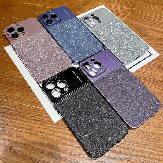 Metallic Glitter Powder Shockproof Phone Case, For iPhone 14 Plus, For iPhone 14, For iPhone 14 Pro, For iPhone 14 Pro Max