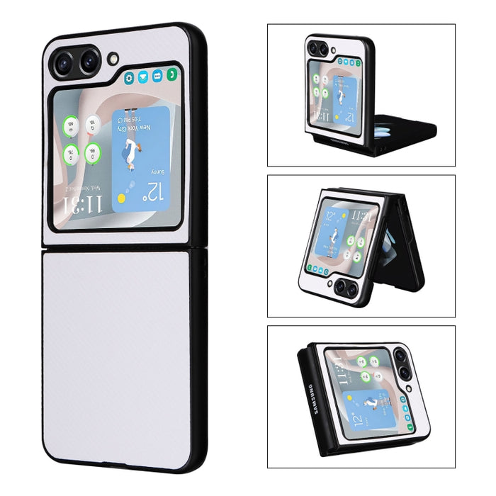 PU Leather PC Phone Case, For Samsung Galaxy Z Flip5 5G