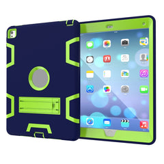 Shockproof PC + Silicone Protective Case，with Holder, For iPad 9.7(2017), For iPad Pro 10.5 inch (2017)