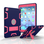 For iPad 9.7(2017) / Navy Blue Rose