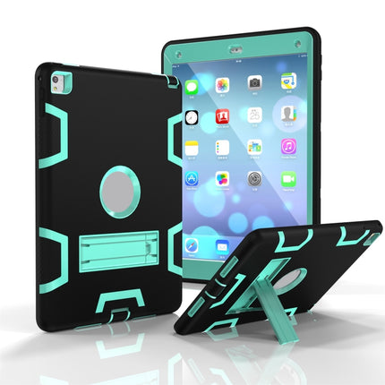 Shockproof PC + Silicone Protective Case，with Holder, For iPad 9.7(2017)
