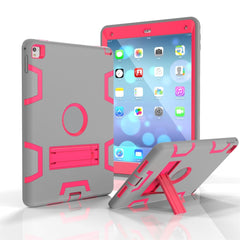 Shockproof PC + Silicone Protective Case，with Holder, For iPad 9.7(2017), For iPad Pro 10.5 inch (2017)