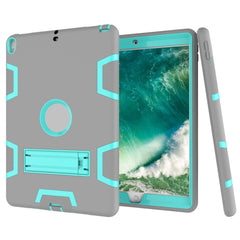 Shockproof PC + Silicone Protective Case，with Holder, For iPad 9.7(2017), For iPad Pro 10.5 inch (2017)