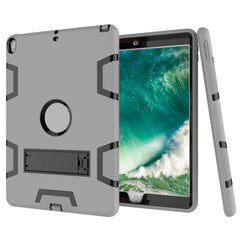 Shockproof PC + Silicone Protective Case，with Holder, For iPad 9.7(2017), For iPad Pro 10.5 inch (2017)