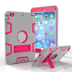 Funda protectora de silicona y PC a prueba de golpes, con soporte, para iPad Mini 3/2/1, para iPad Mini 4/3/2/1