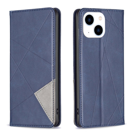Rhombus Texture Magnetic Leather Phone Case, For iPhone 15 Pro Max, For iPhone 15 Pro, For iPhone 15 Plus, For iPhone 15