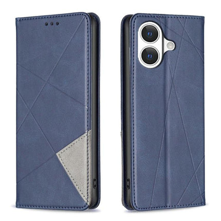 Rhombus Texture Magnetic Leather Phone Case, For iPhone 17 Pro Max, For iPhone 17 Pro, For iPhone 17, For iPhone Air