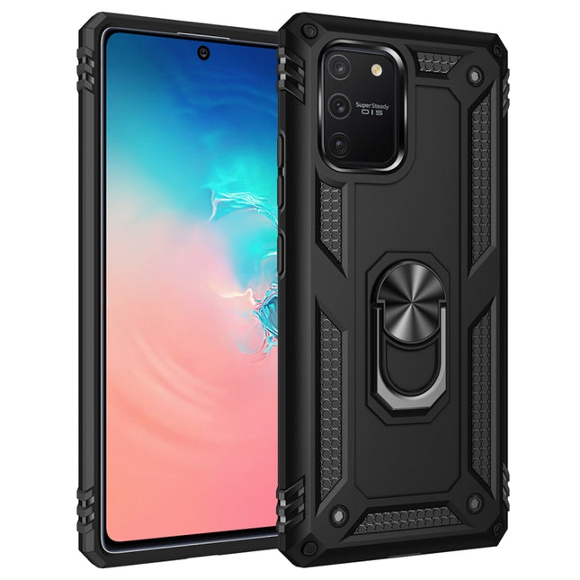 Shockproof TPU + PC Protective Case with 360 Degree Rotating Holder, For Samsung Galaxy S10 Lite / M80s / A91