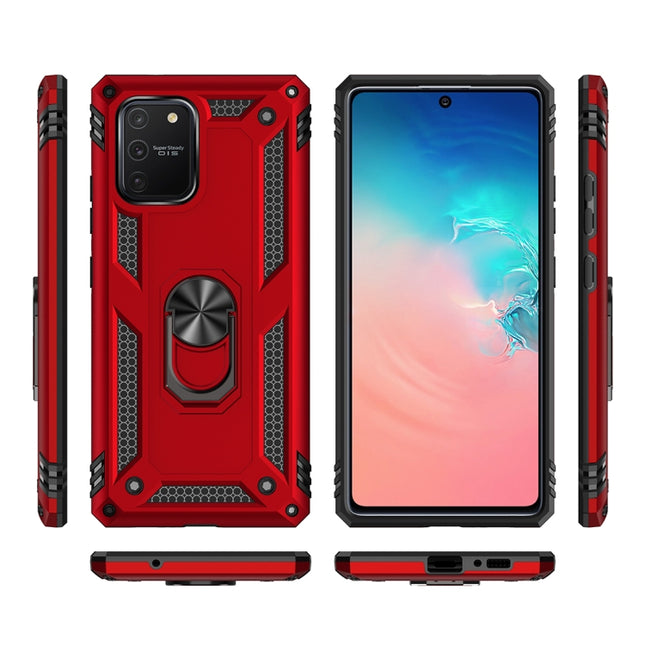 Shockproof TPU + PC Protective Case with 360 Degree Rotating Holder, For Samsung Galaxy S10 Lite / M80s / A91