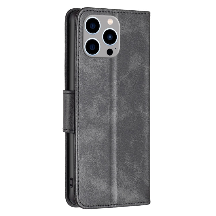 Lambskin Texture Pure Color Flip Leather Phone Case