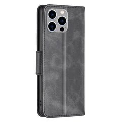 Lambskin Texture Pure Color Flip Leather Phone Case