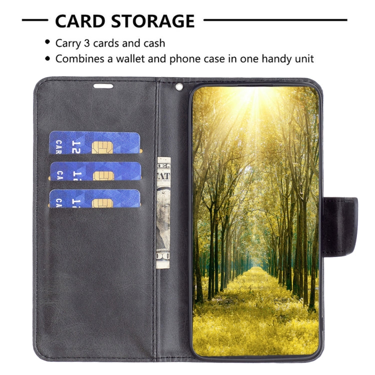 Lambskin Texture Pure Color Flip Leather Phone Case