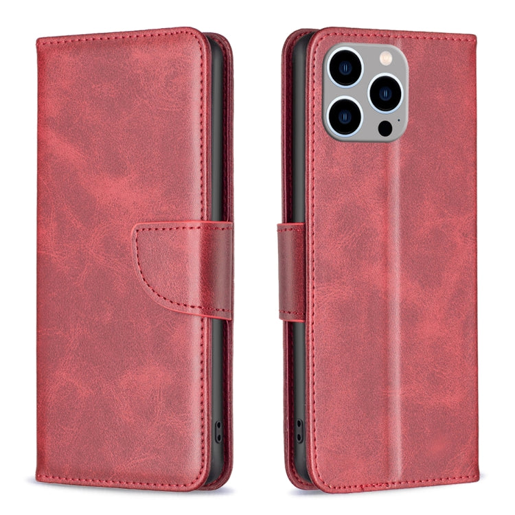 Lambskin Texture Pure Color Flip Leather Phone Case