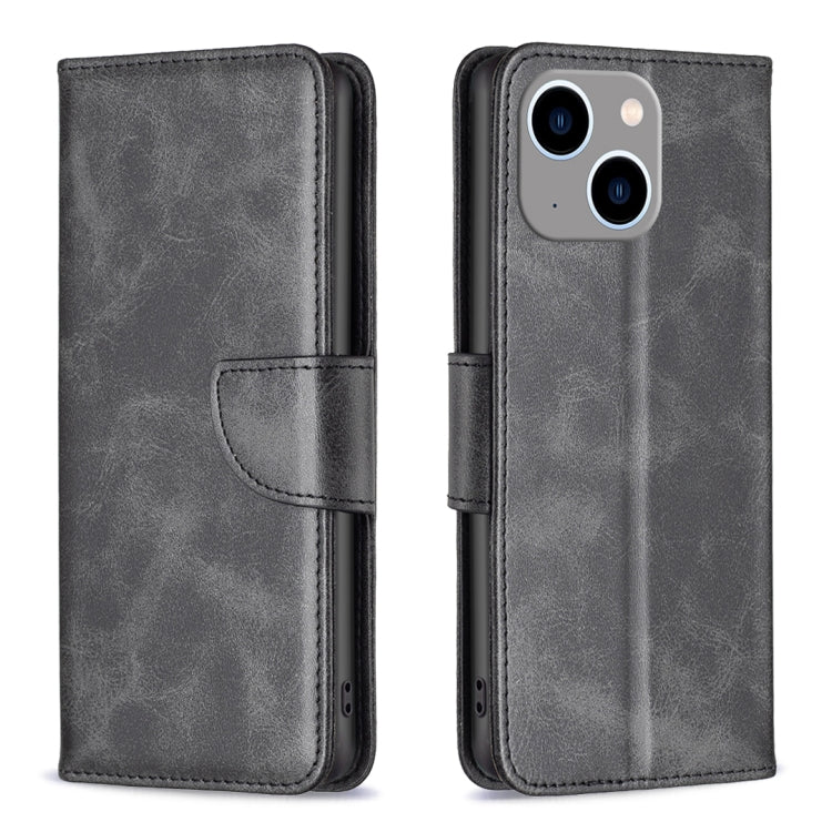 Lambskin Texture Pure Color Flip Leather Phone Case