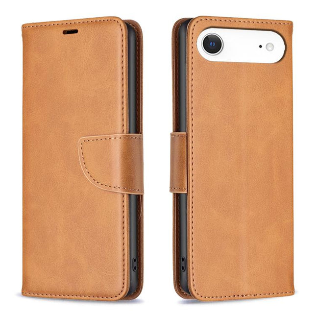 Lambskin Texture Pure Color Flip Leather Phone Case, For iPhone 18 Pro/17 Pro, For iPhone 18 Pro Max/17 Pro Max, For iPhone 17, For iPhone 17 Air