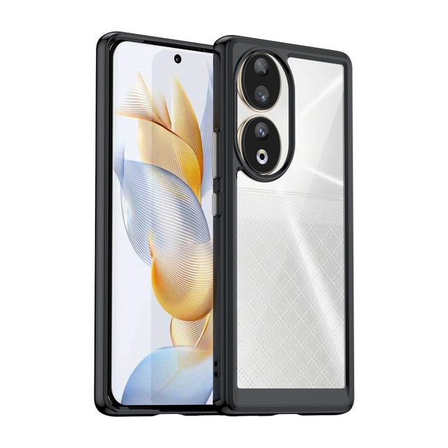 Colorful Series Acrylic Hybrid TPU Phone Case, For Honor 80, For Honor 80 Pro