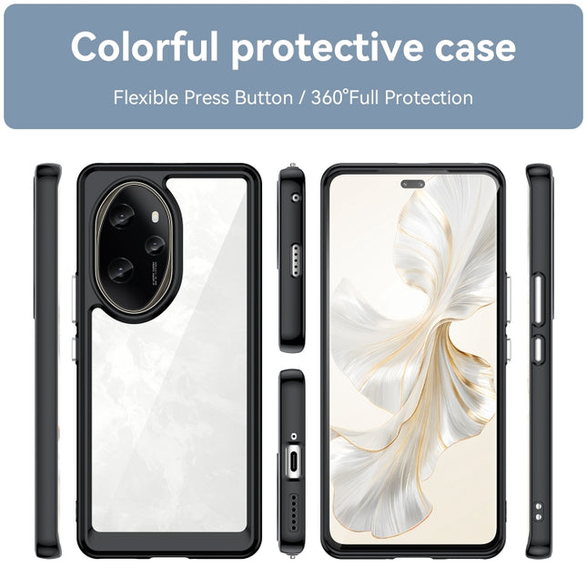Colorful Series Acrylic Hybrid TPU Phone Case, For Honor 100 Pro, For Honor 100, For Honor X9b, For Honor Play 50 Plus