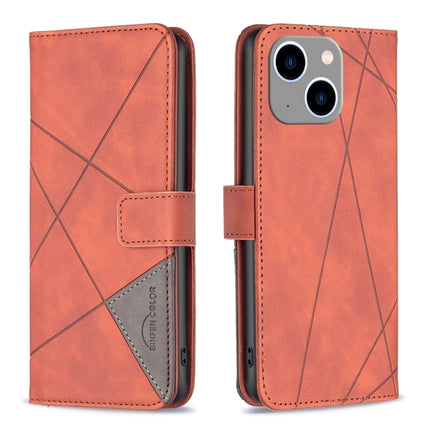 Magnetic Buckle Rhombus Texture Leather Phone Case, For iPhone 15 Pro Max, For iPhone 15 Pro, For iPhone 15 Plus, For iPhone 15