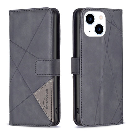 Magnetic Buckle Rhombus Texture Leather Phone Case, For iPhone 15 Pro Max, For iPhone 15 Pro, For iPhone 15 Plus, For iPhone 15