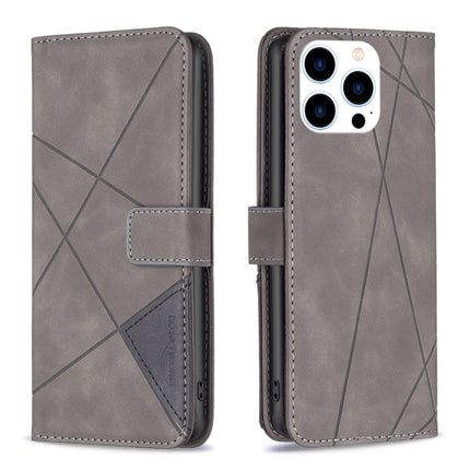 Magnetic Buckle Rhombus Texture Leather Phone Case, For iPhone 16 Pro Max, For iPhone 16 Pro, For iPhone 16 Plus, For iPhone 16