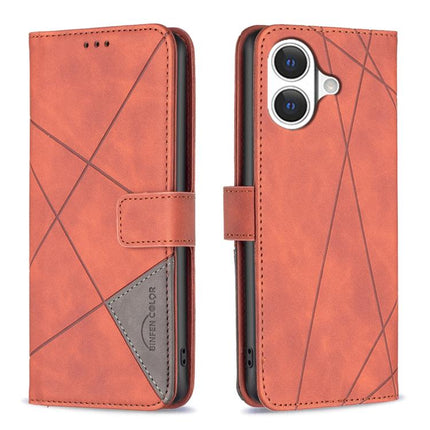 Magnetic Buckle Rhombus Texture Leather Phone Case, For iPhone 18 Pro/17 Pro, For iPhone 18 Pro Max/17 Pro Max, For iPhone 17, For iPhone 17 Air