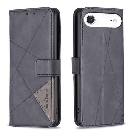 Magnetic Buckle Rhombus Texture Leather Phone Case, For iPhone 18 Pro/17 Pro, For iPhone 18 Pro Max/17 Pro Max, For iPhone 17, For iPhone 17 Air