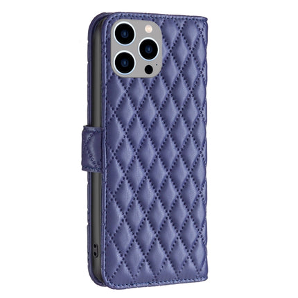 Diamond Lattice Wallet Flip Leather Phone Case