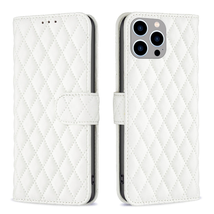 Diamond Lattice Wallet Flip Leather Phone Case, For iPhone 15 Pro Max, For iPhone 15 Pro, For iPhone 15 Plus, For iPhone 15