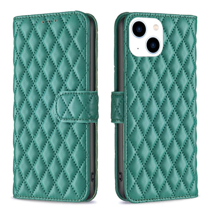 Diamond Lattice Wallet Flip Leather Phone Case