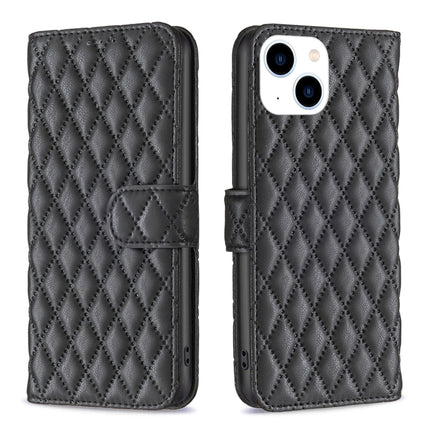Diamond Lattice Wallet Flip Leather Phone Case