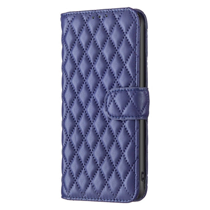 Diamond Lattice Wallet Flip Leather Phone Case