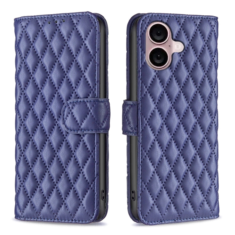 Diamond Lattice Wallet Flip Leather Phone Case