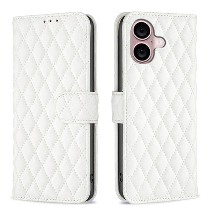Diamond Lattice Wallet Flip Leather Phone Case, For iPhone 16, For iPhone 15 Pro Max, For iPhone 15 Pro, For iPhone 15 Plus