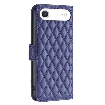 Diamond Lattice Wallet Flip Leather Phone Case, For iPhone Air, For iPhone 16 Pro Max, For iPhone 16 Pro, For iPhone 16 Plus