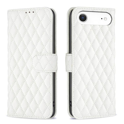 Diamond Lattice Wallet Flip Leather Phone Case, For iPhone Air, For iPhone 16 Pro Max, For iPhone 16 Pro, For iPhone 16 Plus
