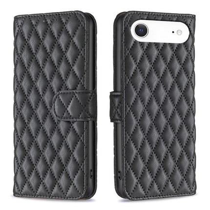 Diamond Lattice Wallet Flip Leather Phone Case, For iPhone Air, For iPhone 16 Pro Max, For iPhone 16 Pro, For iPhone 16 Plus