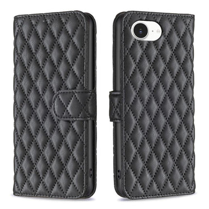 Diamond Lattice Wallet Flip Leather Phone Case, For iPhone 18 Pro/17 Pro, For iPhone 18 Pro Max/17 Pro Max, For iPhone 17e / 16e, For iPhone 17