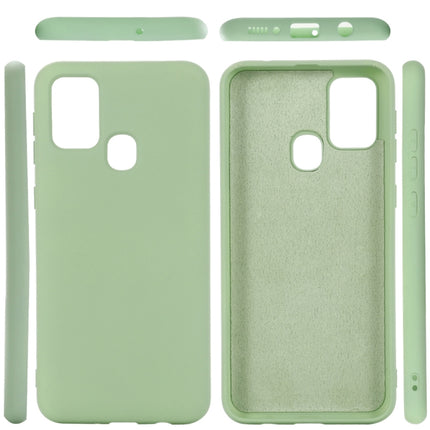 Pure Color Liquid Silicone Shockproof Full Coverage Case, For Huawei Honor X10 5G, For Samsung Galaxy A21s