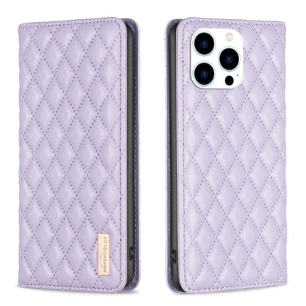 Diamond Lattice Magnetic Leather Flip Phone Case, For iPhone 15 Pro Max, For iPhone 15 Pro, For iPhone 15 Plus, For iPhone 15