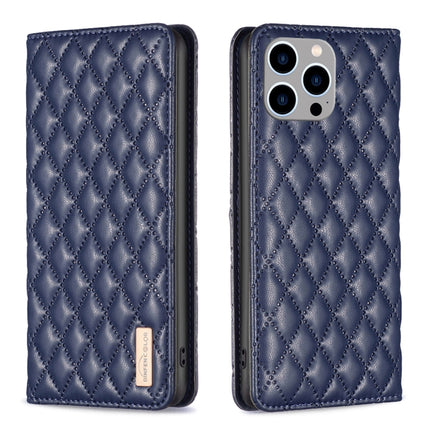 Diamond Lattice Magnetic Leather Flip Phone Case, For iPhone 15 Pro Max, For iPhone 15 Pro, For iPhone 15 Plus, For iPhone 15