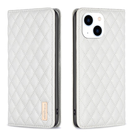 Diamond Lattice Magnetic Leather Flip Phone Case, For iPhone 15 Pro Max, For iPhone 15 Pro, For iPhone 15 Plus, For iPhone 15