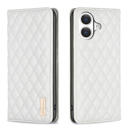 Diamond Lattice Magnetic Leather Flip Phone Case, For iPhone 17 Pro Max, For iPhone 17 Pro, For iPhone 17, For iPhone Air