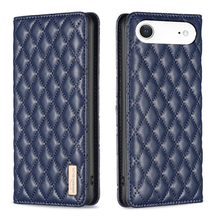 Diamond Lattice Magnetic Leather Flip Phone Case, For iPhone 17 Pro Max, For iPhone 17 Pro, For iPhone 17, For iPhone Air