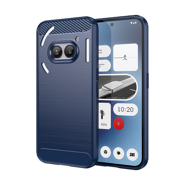 Carbon Fiber Brushed Texture TPU Phone Case, For Nothing CMF Phone 1, For Nothing Phone 2a, For Nothing Phone 2