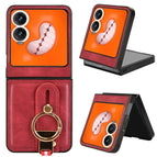 For Tecno Phantom V Flip2 / Red