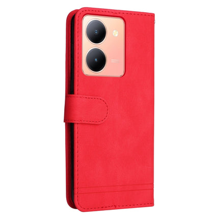 Skin Feel Life Tree Metal Button Leather Phone Case, For vivo Y78 5G Foreign